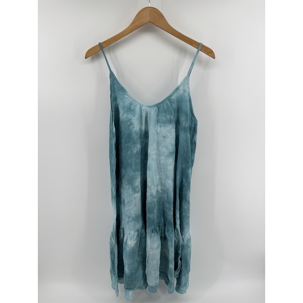 NWOT Anthropologie Maronie Tie Dye Midi Dress L Boho Beach Preppy Hippie *Flaw